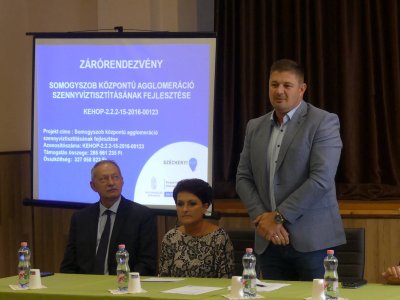 Somogyszob központú agglomeráció szennyvíztisztításának fejlesztése